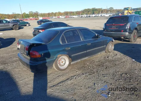 1997 Honda Civic Lx из США, поврежденный, VIN 2HGEJ6675VH586130